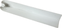 PVC Außeneck weiß f.Stirnbrett 300 mm