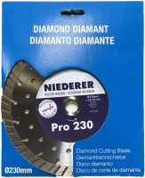 Diamantscheibe Niederer Pro 230x22,23mm