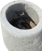 Schachtkonus  800x625x600 m.Steigeisen nach DIN 4034 Teil 2