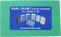 DAHM DIAMANT-HANDPAD GRÜN KÖRNUNG 60