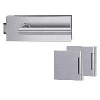 Fabrico 1.0 GGT-Beschlagset (UV) Edelst.matt, mit L-Form Griff,