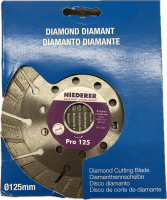 Diamantscheibe Niederer Pro 125x22,23mm