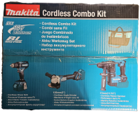 Makita Akku Kombo Kit DLX3179TX1 Bestehend aus: Akku-Bohrschrauber DDF485