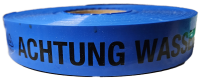 Trassenwarnband ACHTUNG WASSERLEITUNG blau  nach FTZ Norm 548 464 TV1 Ro 250m