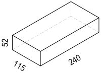 Kalksandstein KS DF 20/2,0 glatt 240x115x52