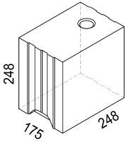 KS-Planstein KS-R 6DF/17,5 20/2,0 248x175x248